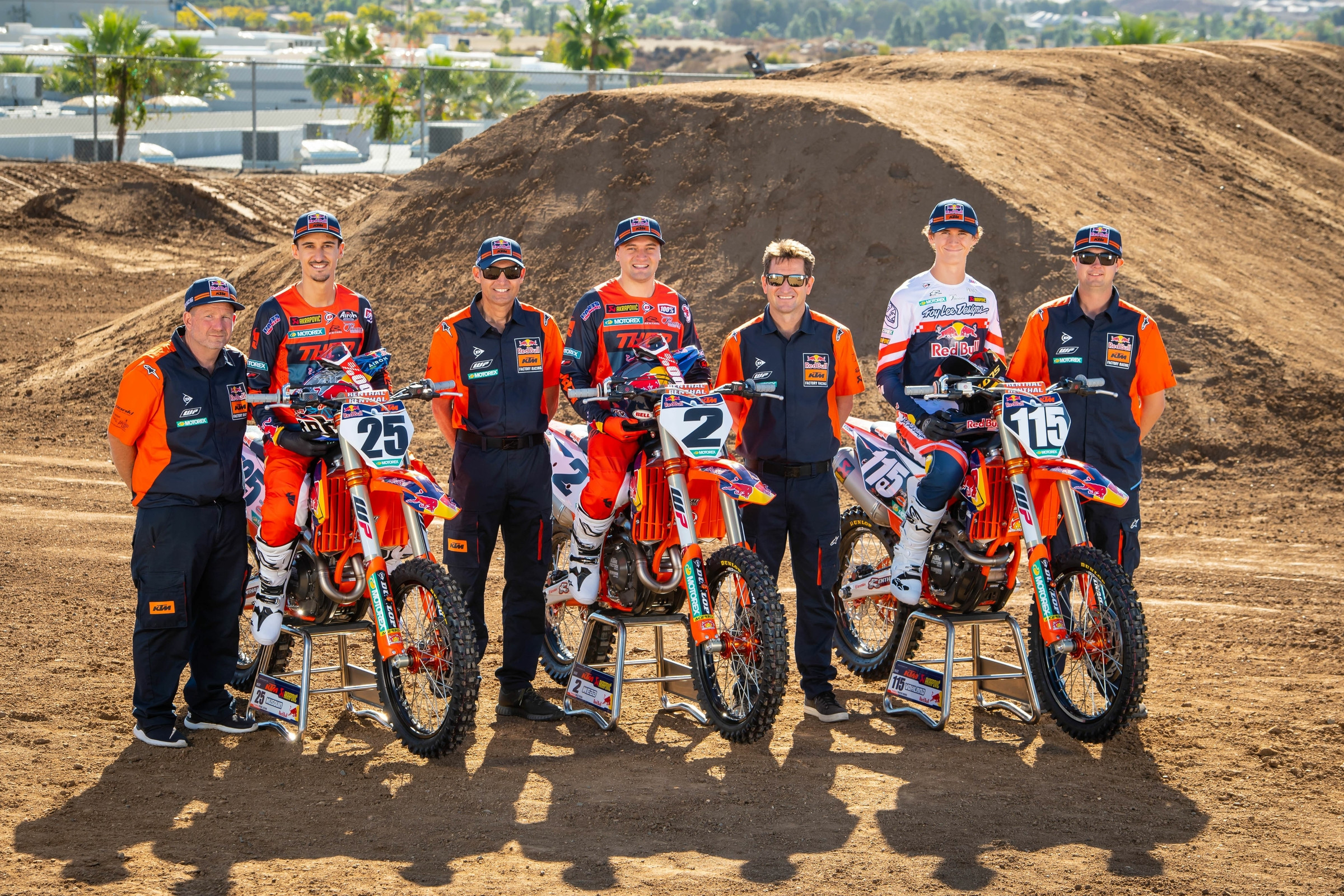 A view of the KTM RedBull Factory Racing Team 2021