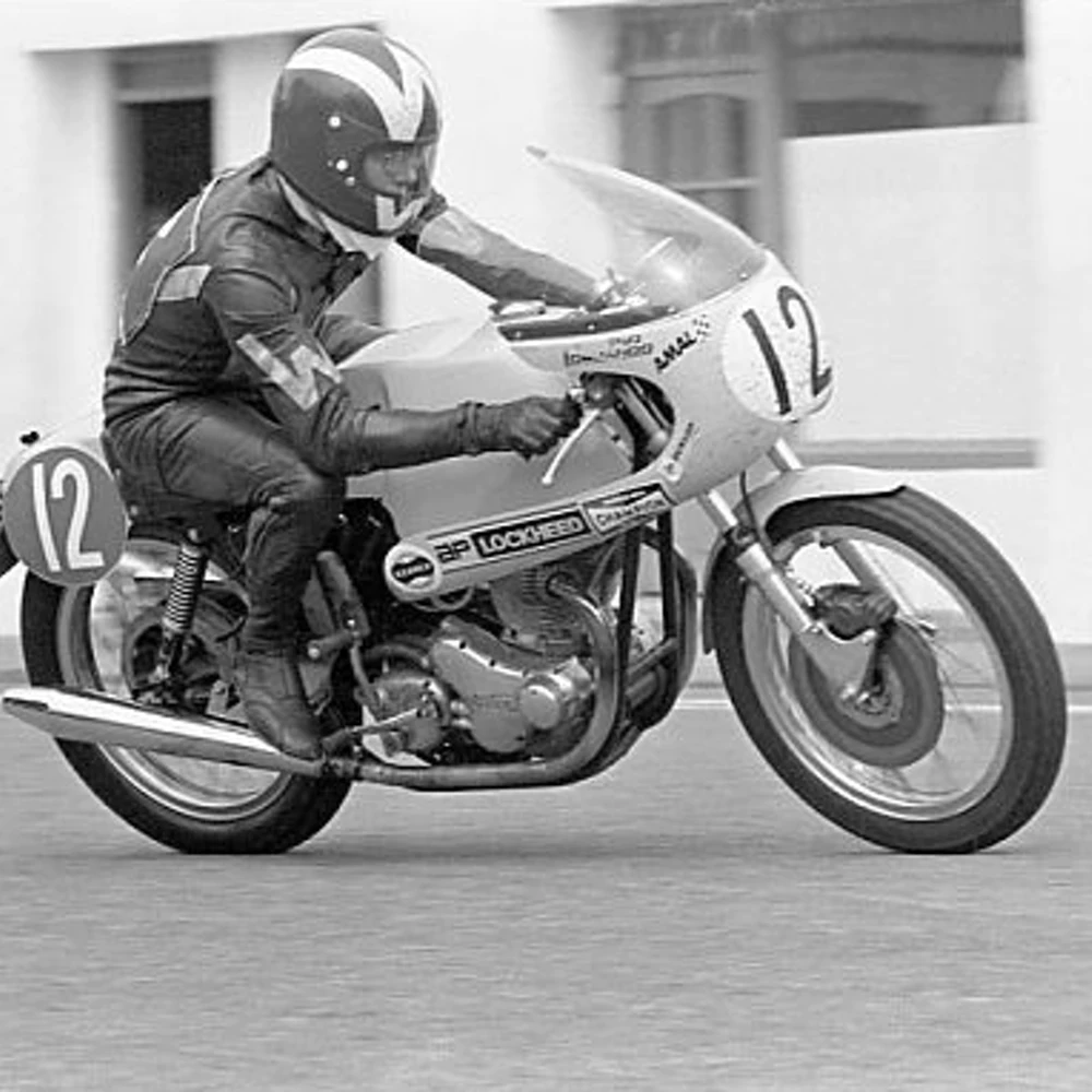 A view of Norton Motorcycles being ridden by iconic members of Norton's hall of fame