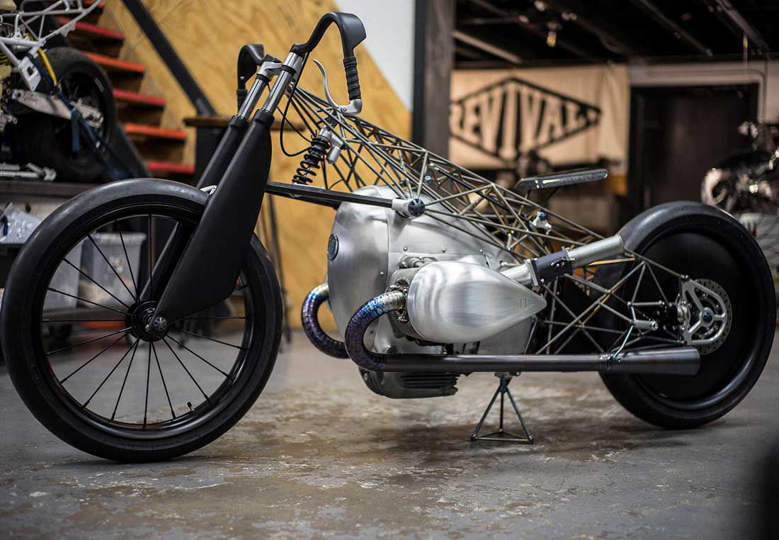 A view of The Revival BirdCage, created by Revival Cycles