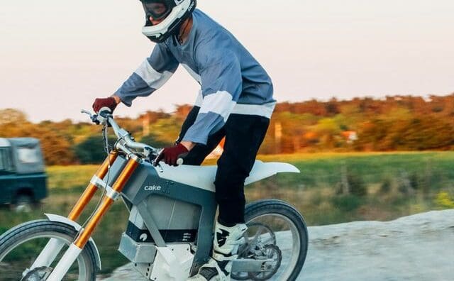 A view of British motorcyclists enjoying their electric motorcycle