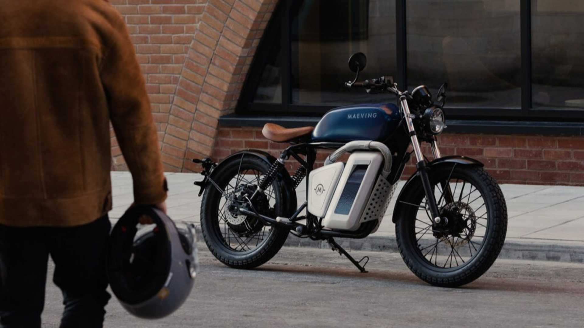 A view of British motorcyclists enjoying their electric motorcycle