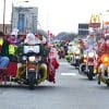 A view of the Toys For Tots Motorcycle Parade, also known as the World's largest motorcycle parade - and everything goes to charity.