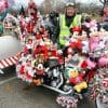 A view of the Toys For Tots Motorcycle Parade, also known as the World's largest motorcycle parade - and everything goes to charity.