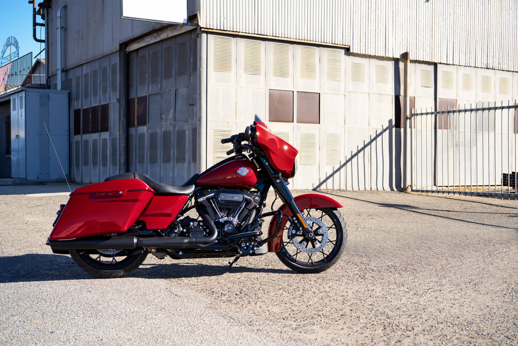 2022 Harley Davidson Street Glide Special in Redline Red with Black Finish