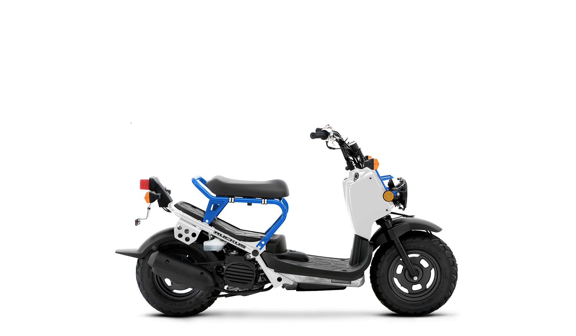 2022 Honda Ruckus in White Metallic Blue