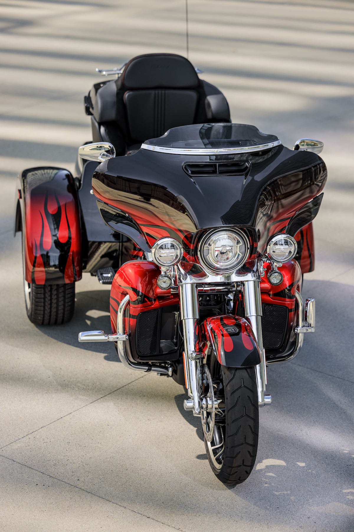 A view of the new bikes available from Harley-Davidson, including new CVO models