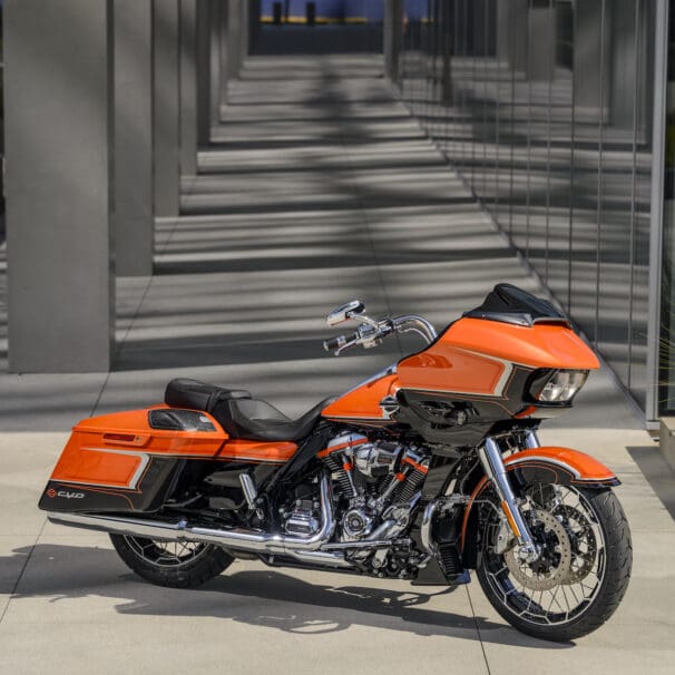 A view of the new bikes available from Harley-Davidson, including new CVO models