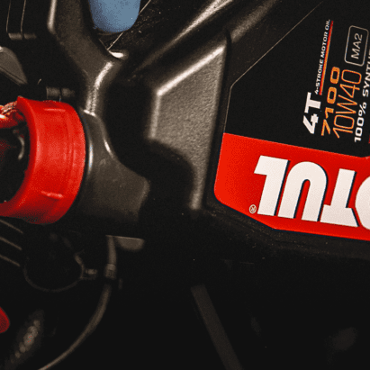 high-performance Motul motorcycle oil