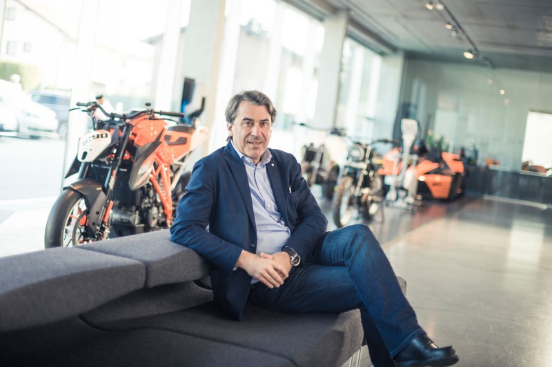 A view of Stephan Pierer, KTM's CEO