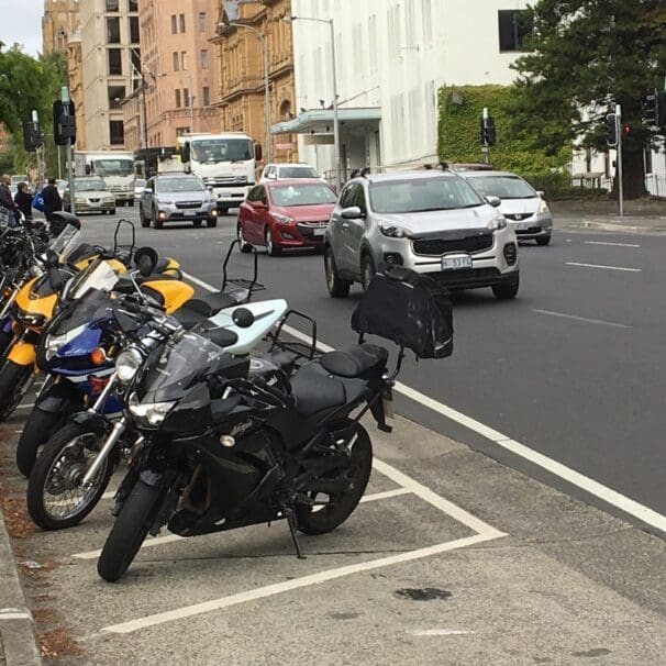 Hobart motorcycle parking