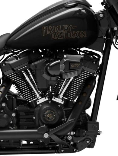 A view of a potential new 2022 Harley-Davidson Low Rider S