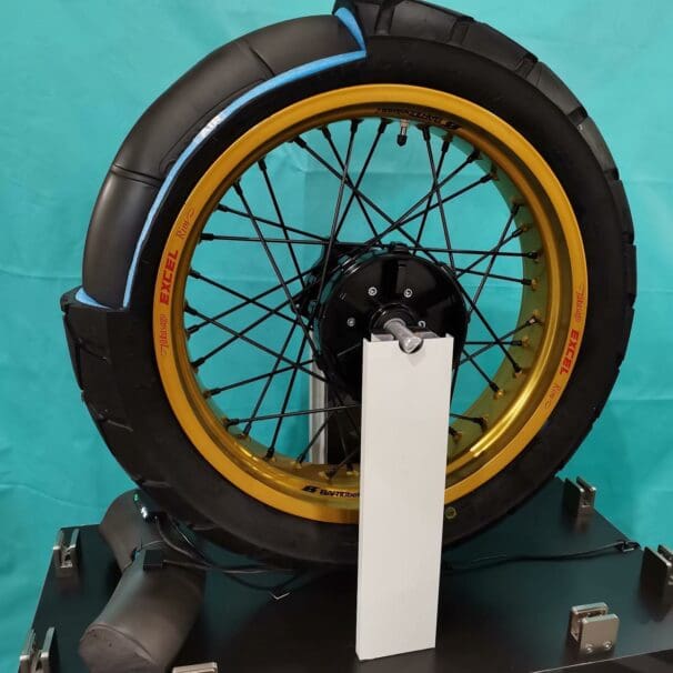 Cross section of the B-Sure tech on a tire