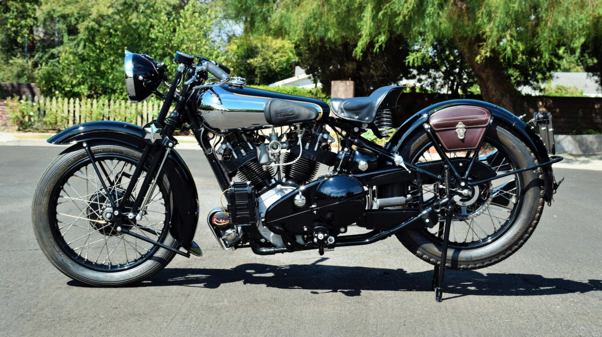 A view of some of the vintage motorcycles that will be made available at the Las Vegas Mecum Auctions