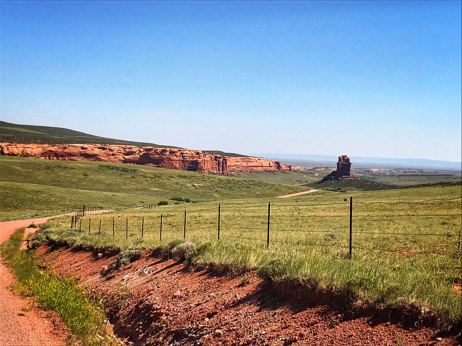 A view of the landscape that will be a part of the Wyoming Backroad Discovery Roads tour, available with BDR in collaboration with BMW