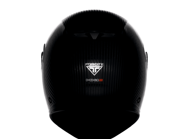 A view of the new Forcite MK1 smart motorcycle helmet