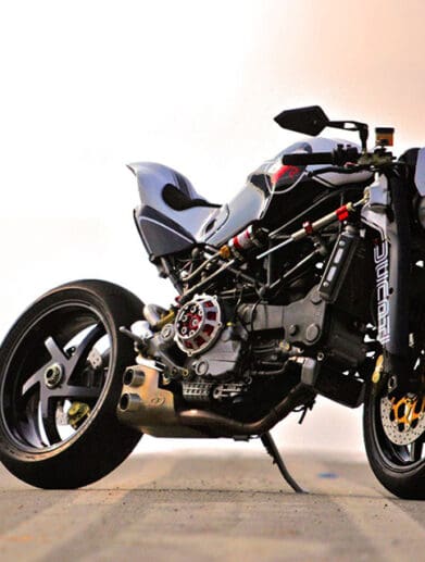 A view of the 2003 Ducati Monster MS4r