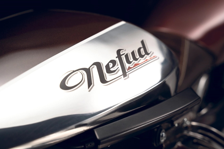 A view of the Lawrence Nefud - a new neo-classical scrambler from Brough Superior