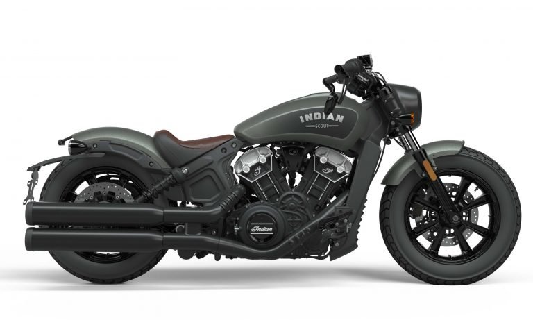 A view of the Indian Scout Bobber