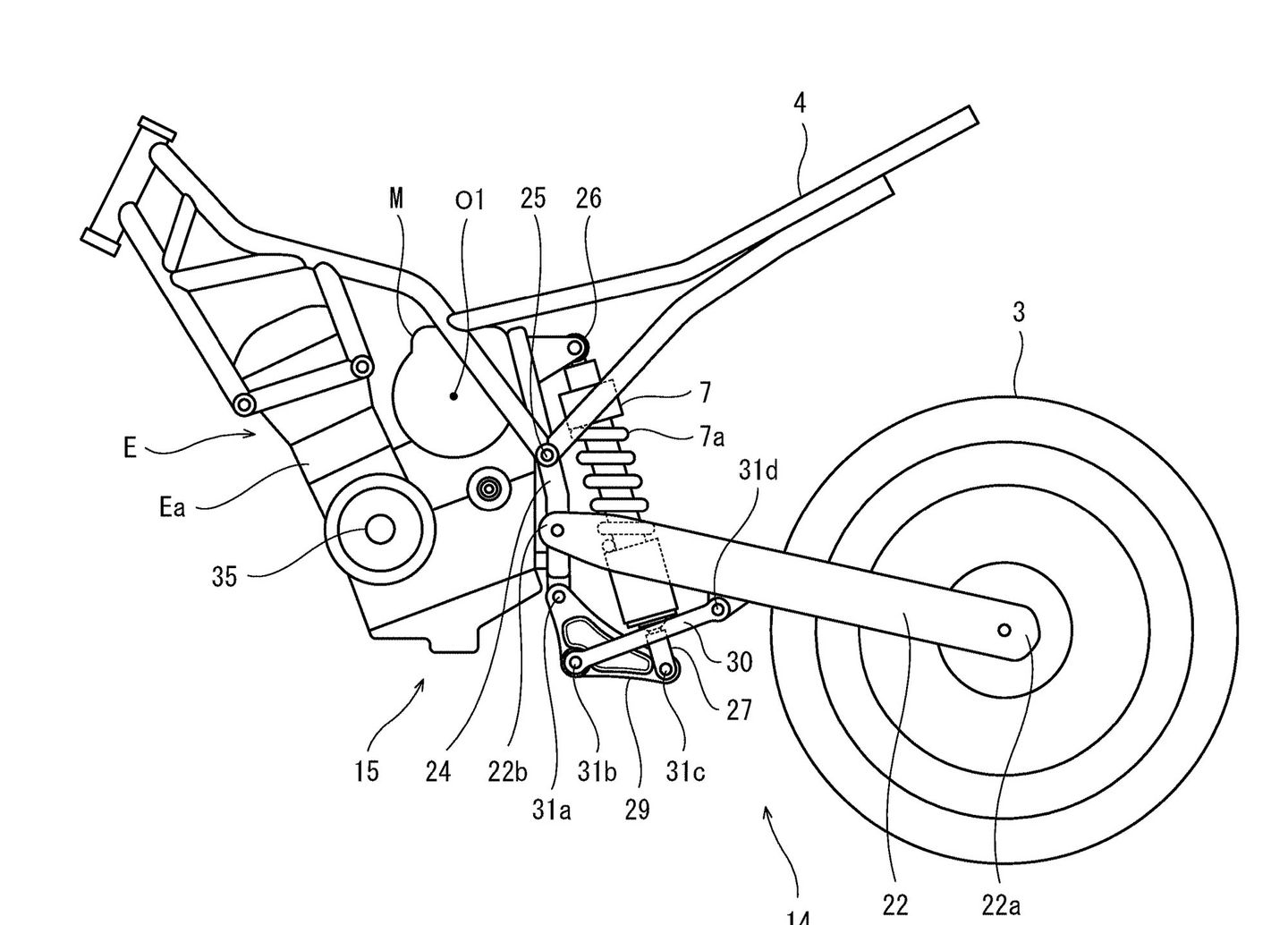 A view of the new patents surrounding Kawasaki's new hybrid motorcycle - namely, that it will be a system that can be included in many of the current lineup bikes