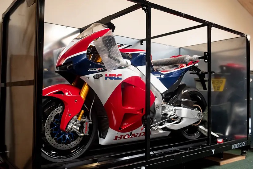 A crated Honda RC213V-S has just blasted past the record for ‘most expensive Japanese motorcycle to be auctioned off’ - and the supersport barely has a mile on the clock. 