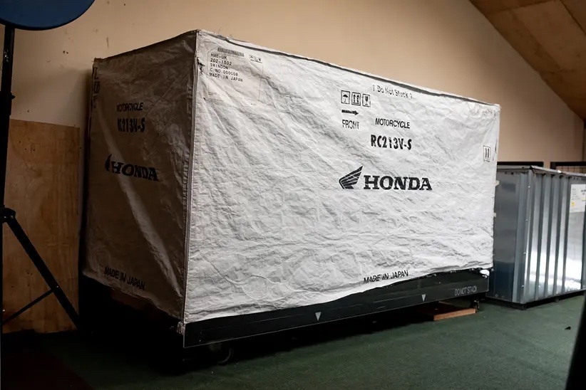 A crated Honda RC213V-S has just blasted past the record for ‘most expensive Japanese motorcycle to be auctioned off’ - and the supersport barely has a mile on the clock. 