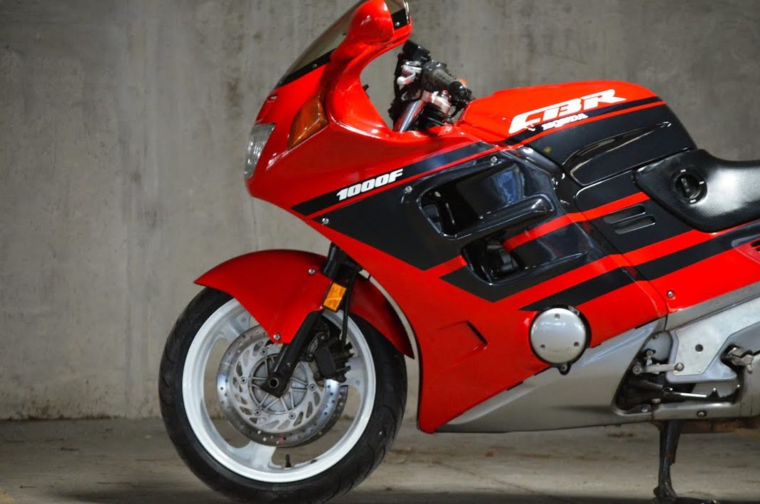 A view of a Honda CBR1000F Hurricane