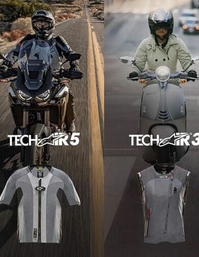 A view of the new Tech-Air airbag systems from Alpinestars