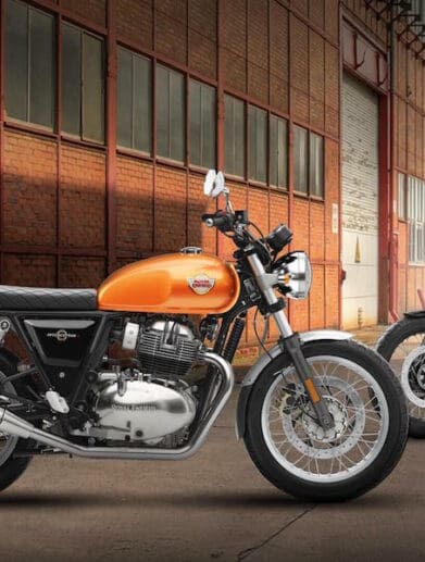 A side view of British bike brands