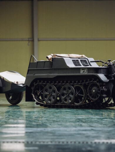 The NSU Kettenkrad HK 101 tank motorcycle