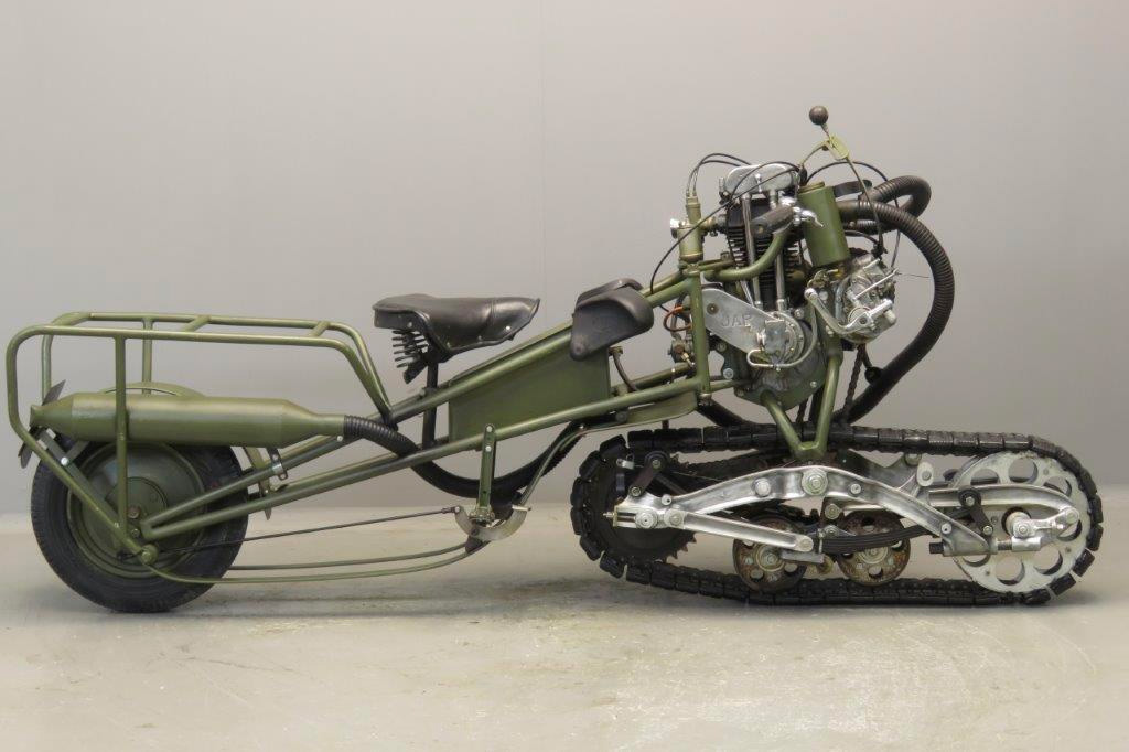 Moto-Chenille Mercier semi-track motorcycle from 1939