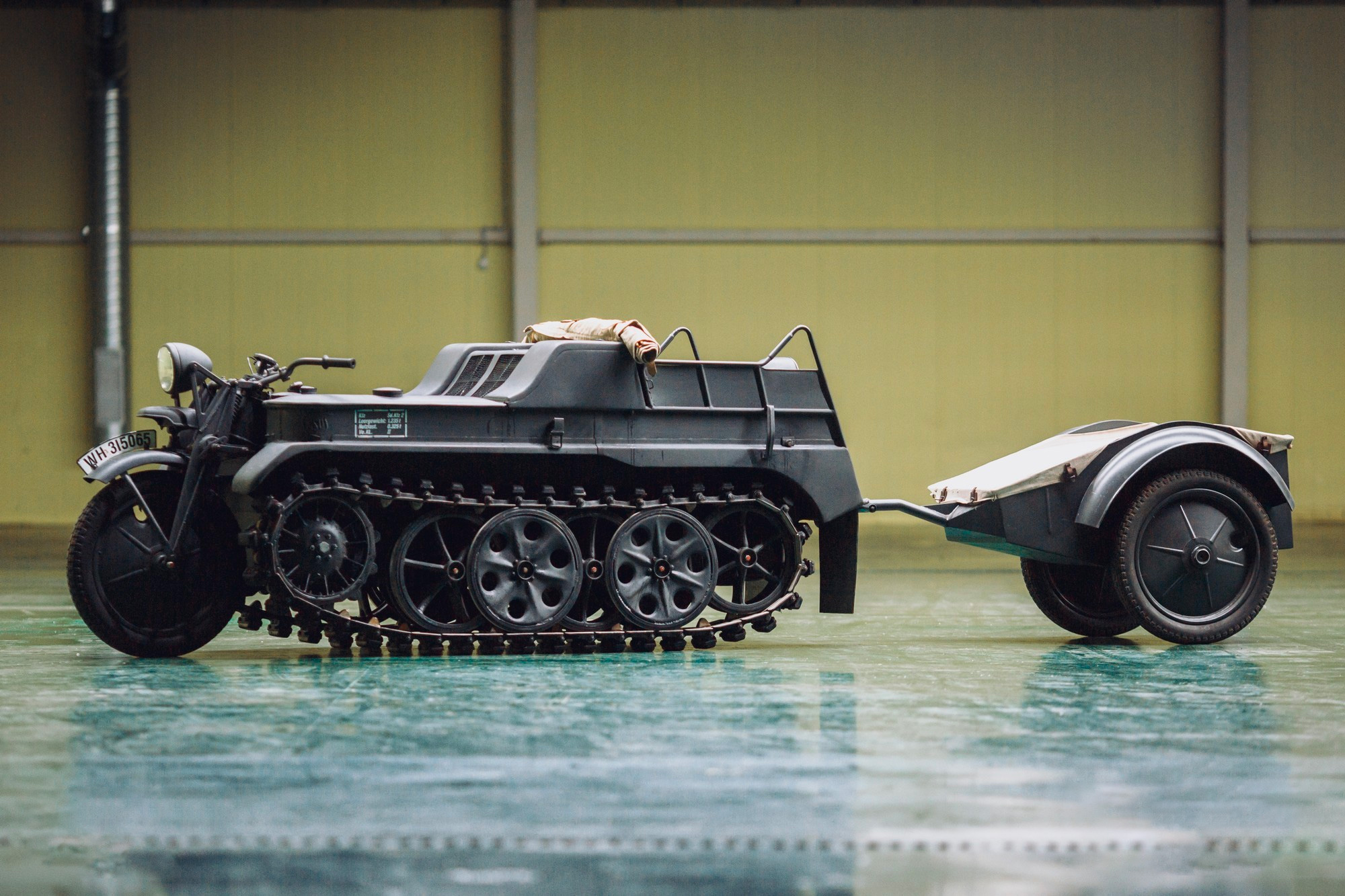 The NSU Kettenkrad HK 101 tank motorcycle