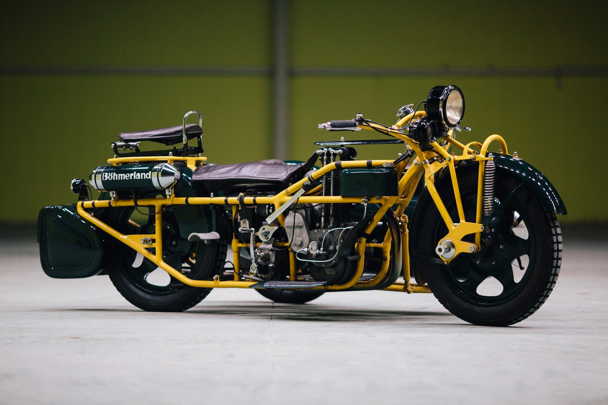 A Böhmerland 600cc motorcycle from 1932