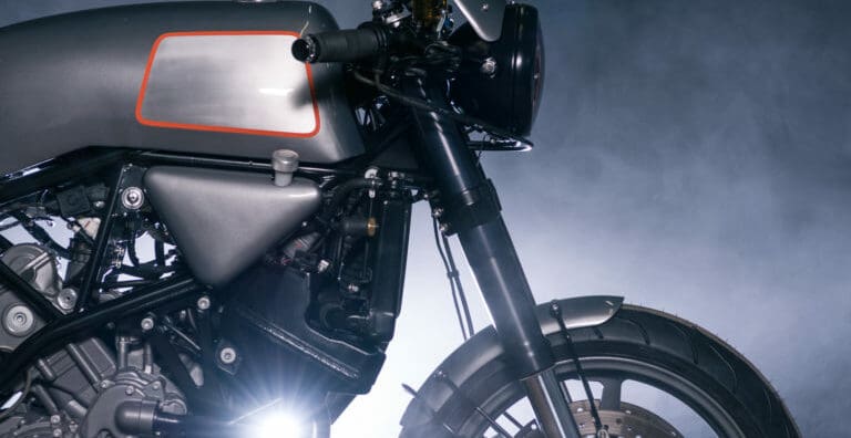 A view of the 2007 KTM 990 Super Duke christened the "Archduke"