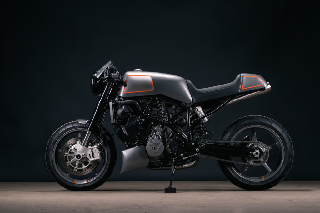 A view of the 2007 KTM 990 Super Duke christened the "Archduke"