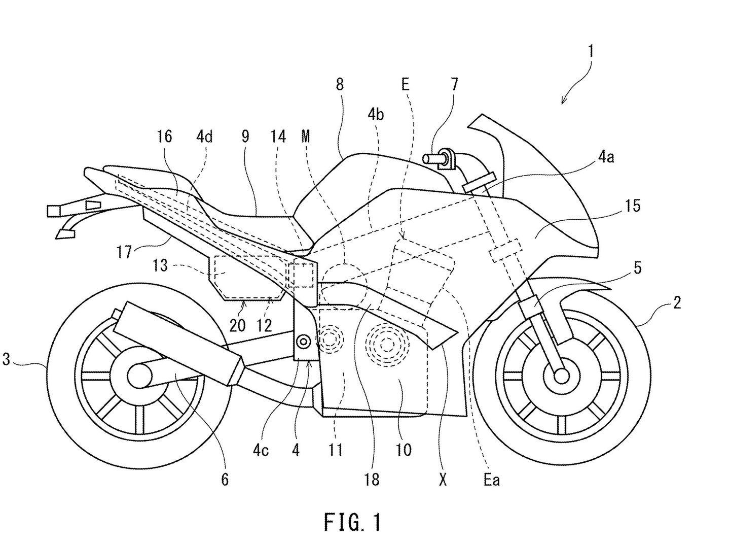 A view of the new patents surrounding Kawasaki's new hybrid motorcycle - namely, that it will be a system that can be included in many of the current lineup bikes