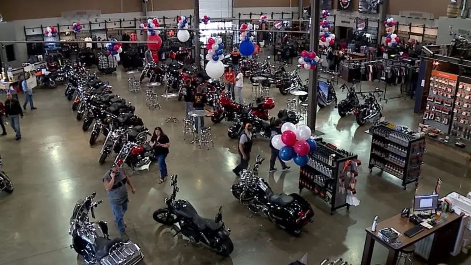 A view of the Youngstown Harley-Davidson dealership in Ohio