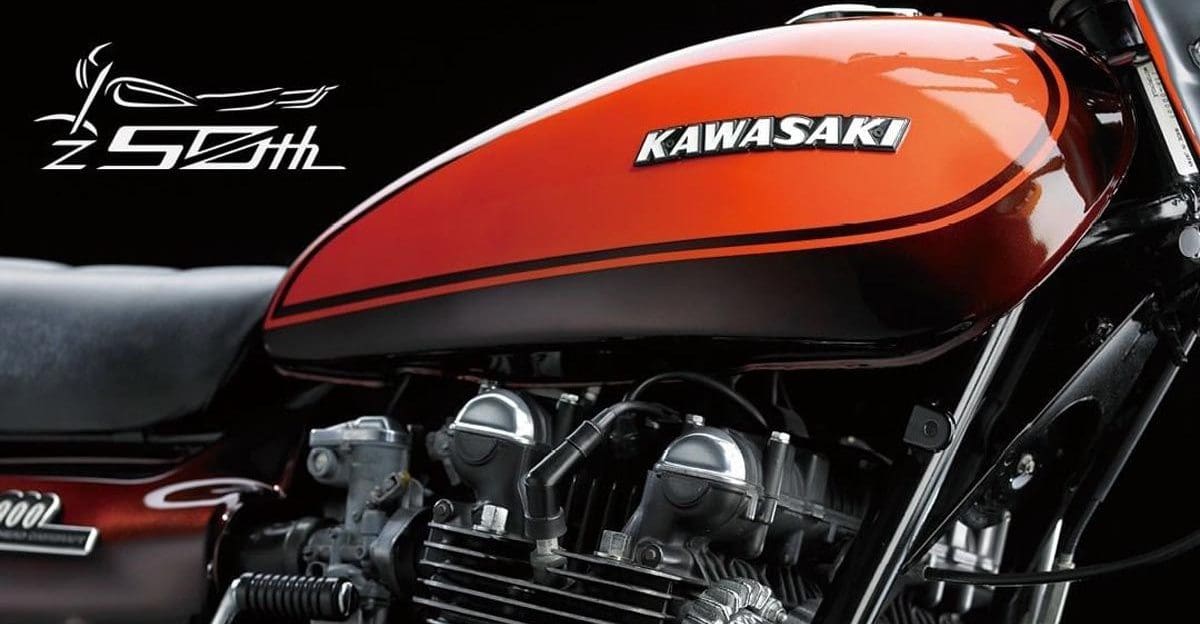 A view of the new 50th anniversary Kawasaki Z-line (Z650 and Z900)