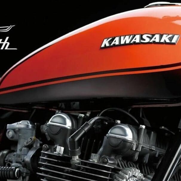 A view of the new 50th anniversary Kawasaki Z-line (Z650 and Z900)