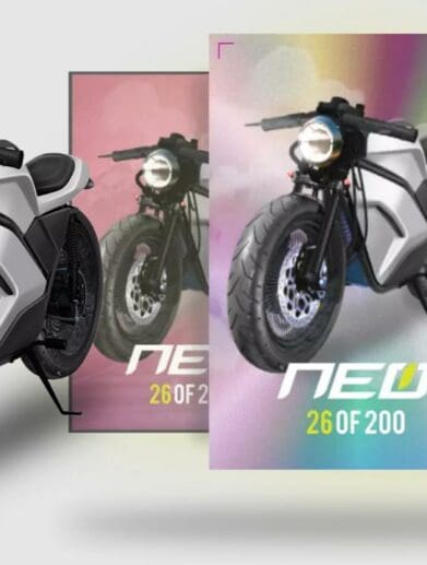 A view of the Neo One - an electric bike that will purportedly come with a free NFT