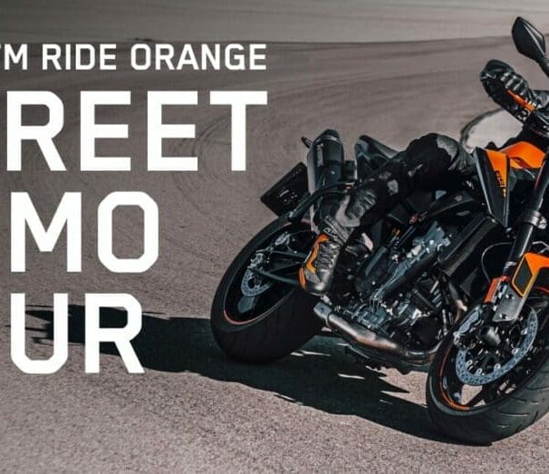 A view of the KTM street demo advert