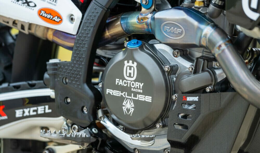 A view of a husky clutch transmission, courtesy of Rekluse