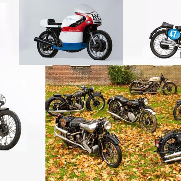 A view of the Brough Superior Superbikes that will be fronting the Bonhams Spring Stafford Sale in a handful of weeks