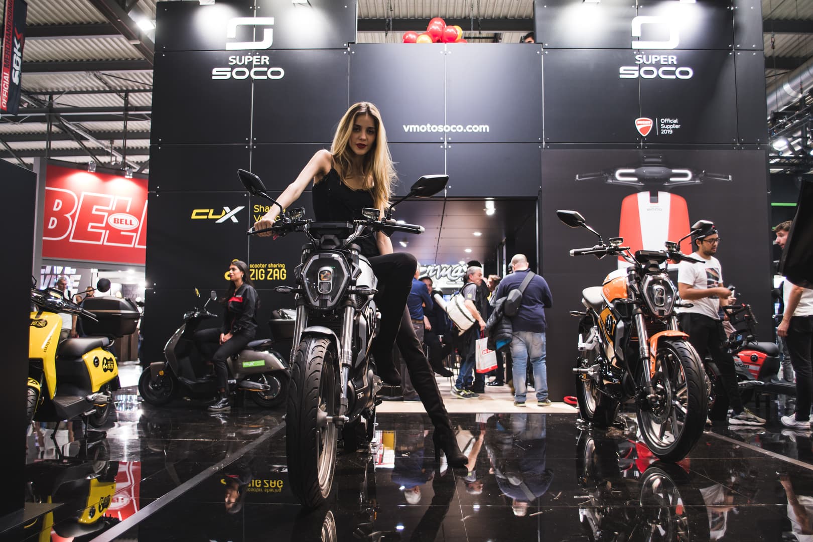A view of SUPERSOCO's machines which were present at this year's EICMA, despite the fact that the brand didn't attend this year