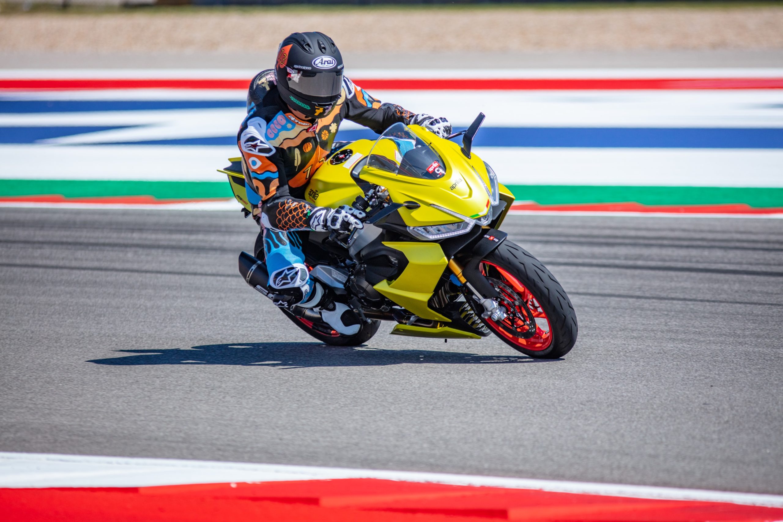 A view of the Aprilia Racer Days that will be happening between May and October of this year, with scads of chances to rub shoulders with racing icons, as well as try out the latest from Dainese, AGV, Pirelli and Aprilia's sport bike lineup.