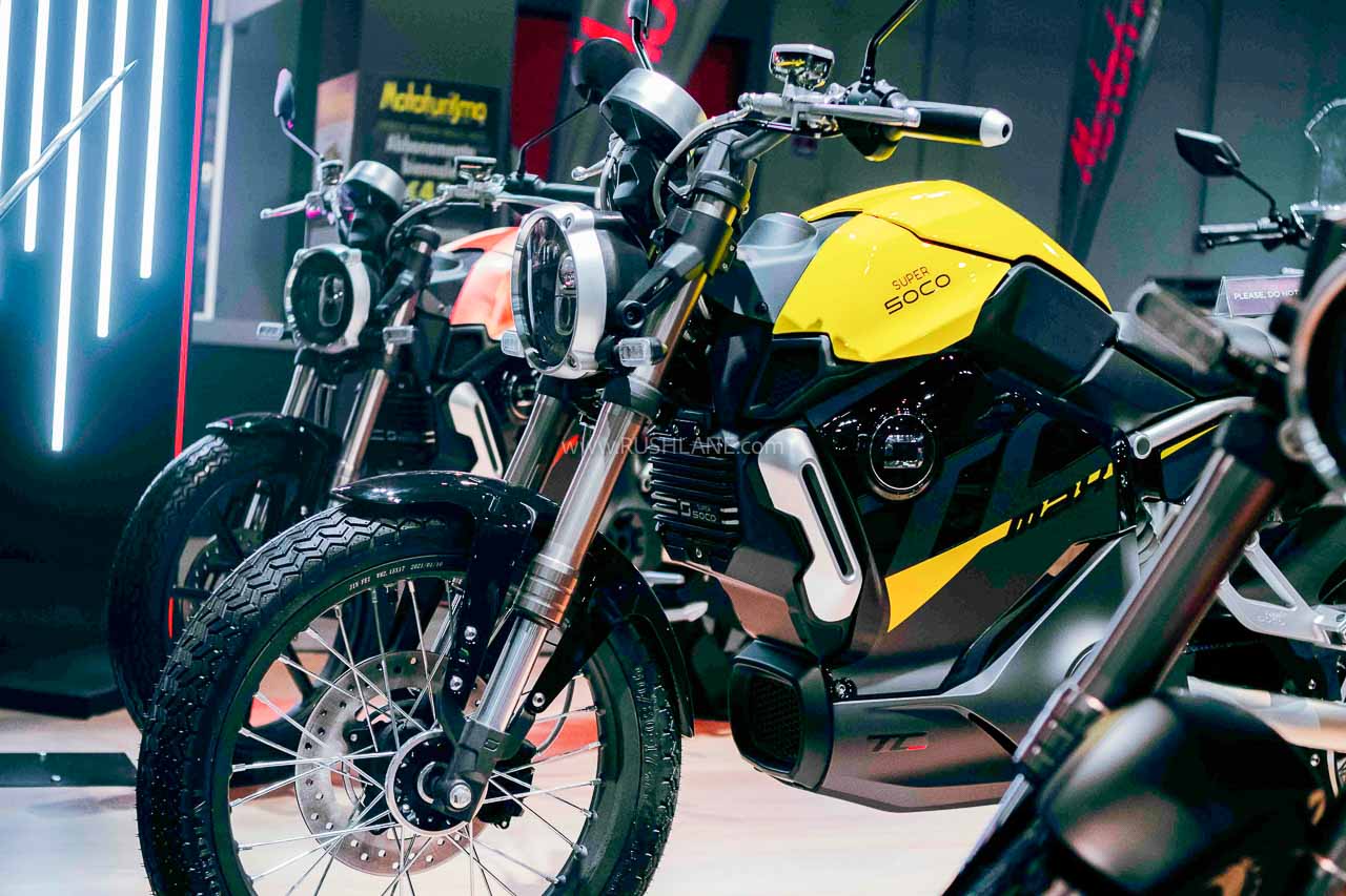 A view of SUPERSOCO's machines which were present at this year's EICMA, despite the fact that the brand didn't attend this year