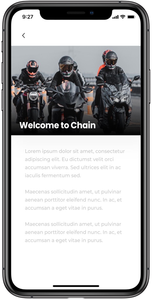 A view of the Ruroc CHAIN communications platform