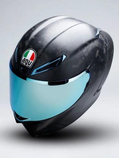 A view of the new Limited Edition Pista GP RR Future from AGV