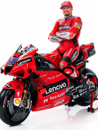 Jack Miller from the Ducati Lenovo Team