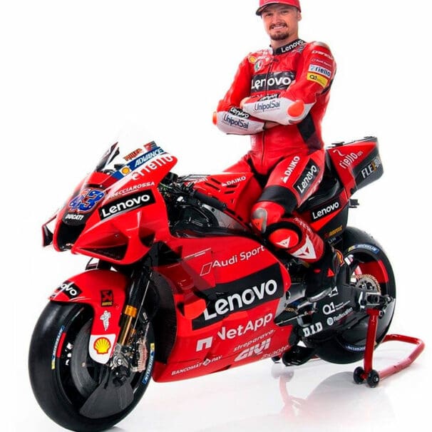Jack Miller from the Ducati Lenovo Team