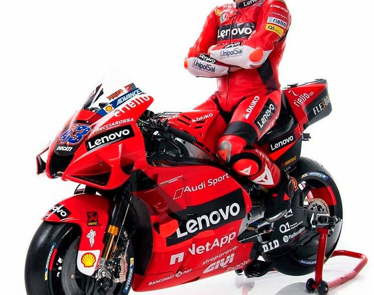 Jack Miller from the Ducati Lenovo Team